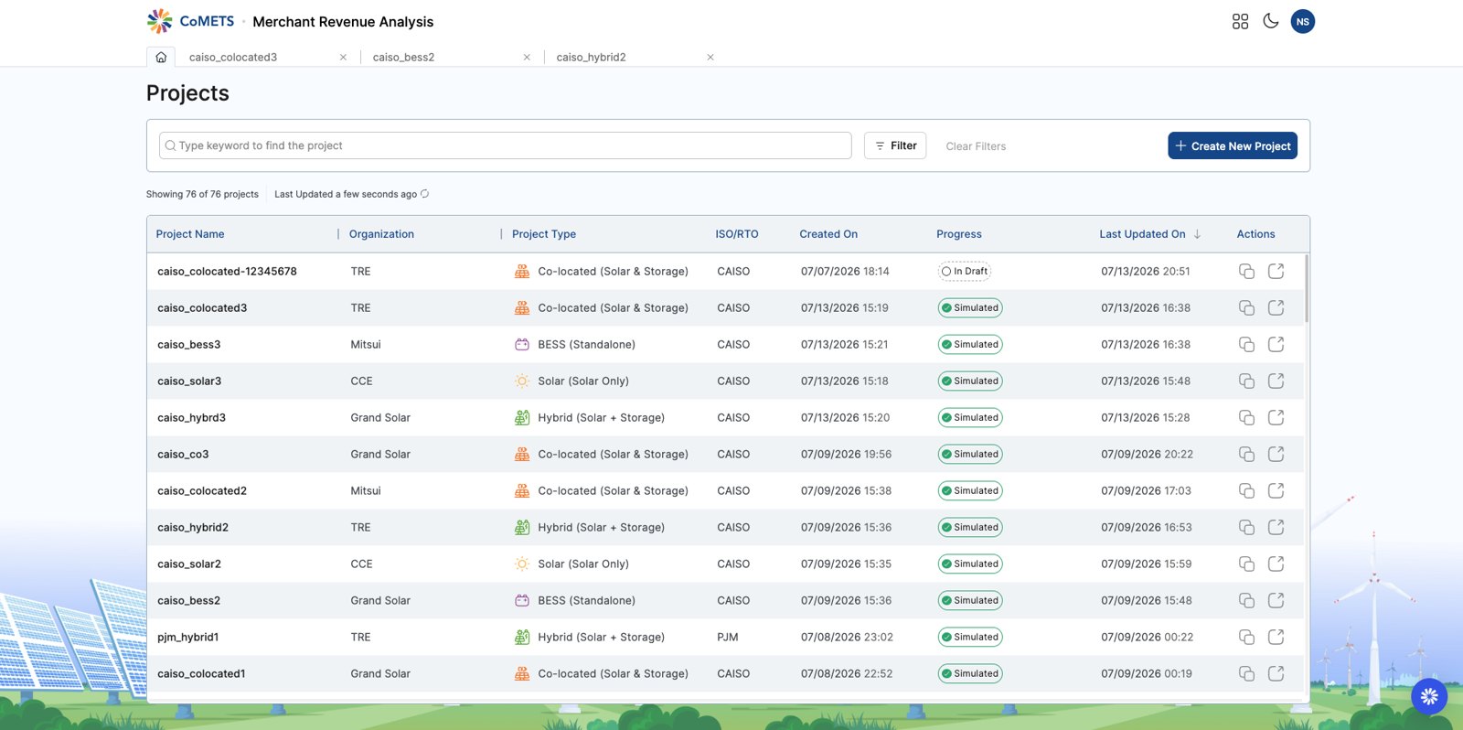 Merchant Revenue Analysis — projects home